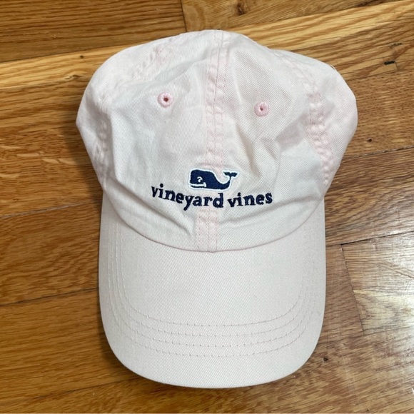 Pale Pink Vineyard Vines Baseball Hat - Worn 2-3x - Picture 2 of 3